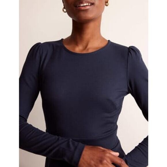 Boden Sabrina Ponte Dress in Navy Size 2 - Picture 4 of 7